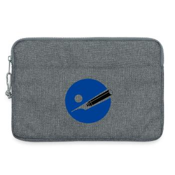 Writing with Ink - Laptoptasche 13" - Grau meliert - Vorne