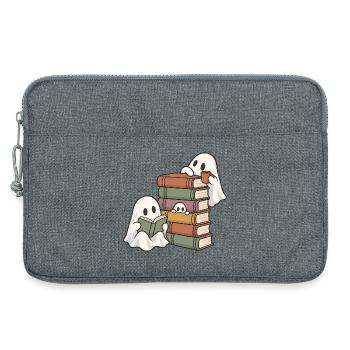 Büchergeister - Laptoptasche 13" - Grau meliert - Vorne