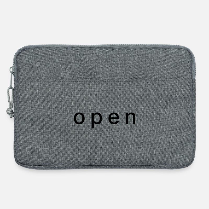open - Laptoptasche 13" - Grau meliert