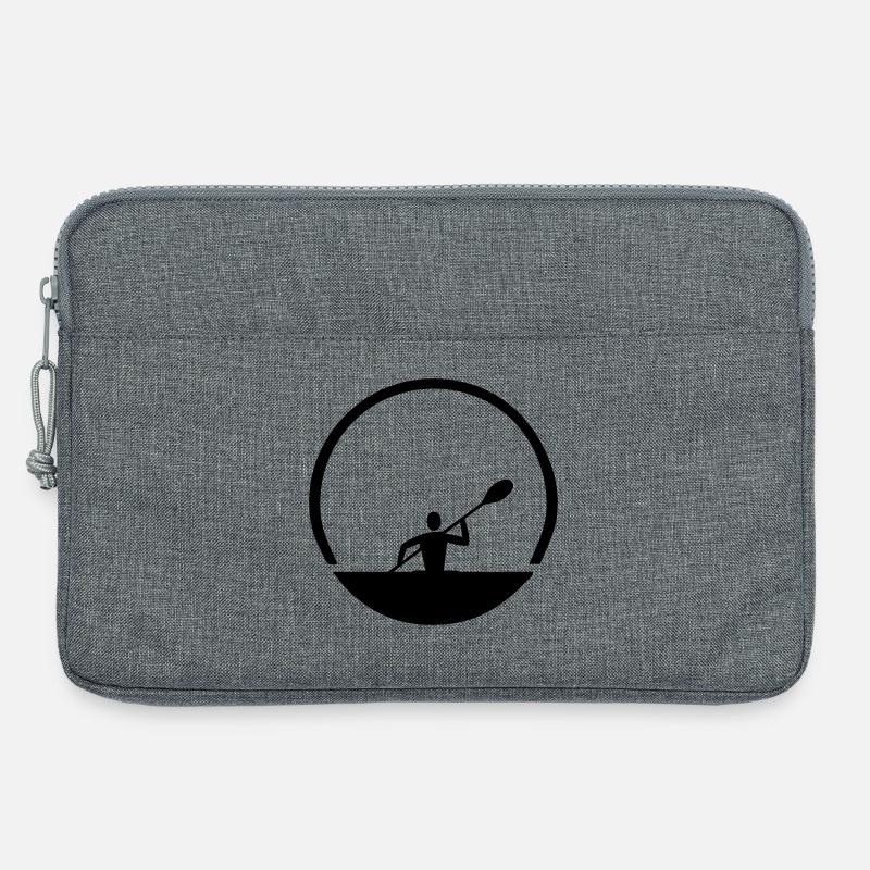 Kanu Emblem - Laptoptasche 13" - Grau meliert