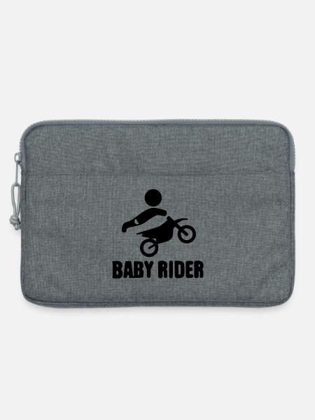 Baby Rider - Laptoptasche 13" - Grau meliert