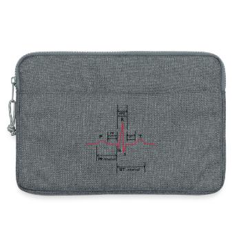 ECG - Laptop bag 13" - heather grey - Front