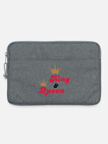 hochzeit - Laptoptasche 13" - Grau meliert