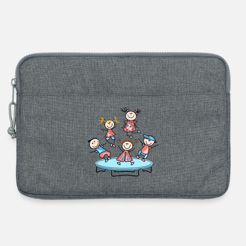 Trampolin - Laptoptasche 13" - Grau meliert