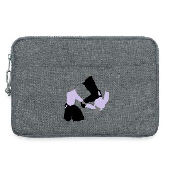 Aikido - Laptoptasche 13" - Grau meliert - Vorne