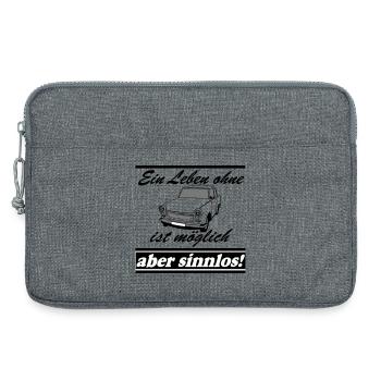  , ein Leben ohne  ..(25) - Laptoptasche 13" - Grau meliert - Vorne