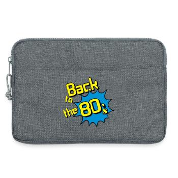 Fête des années 80 Retour aux années 80, culte des années 80 ... (25) - Sacoche pour ordinateur portable 13 pouces - gris chiné - Devant