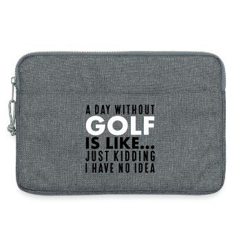 Golf - Laptoptasche 13" - Grau meliert - Vorne
