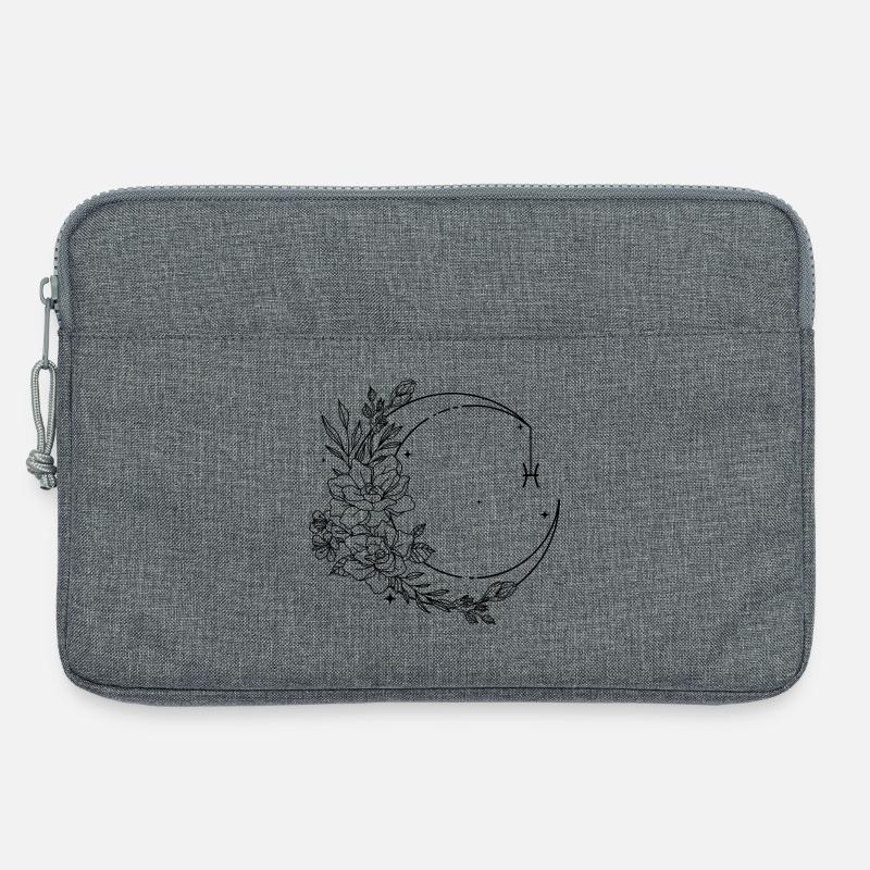 Fische Astrologie - Laptoptasche 13" - Grau meliert