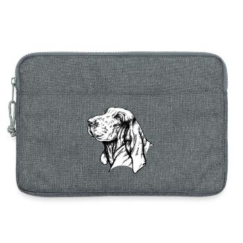 Bracco Italiano Portrait - Sacoche pour ordinateur portable 13 pouces - gris chiné - Devant