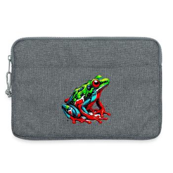 Frog - Laptop bag 13" - heather grey - Front