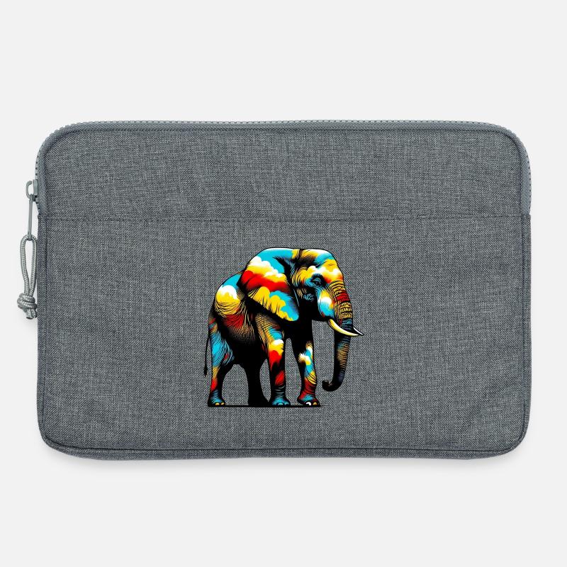 Elefant - Laptoptasche 13" - Grau meliert