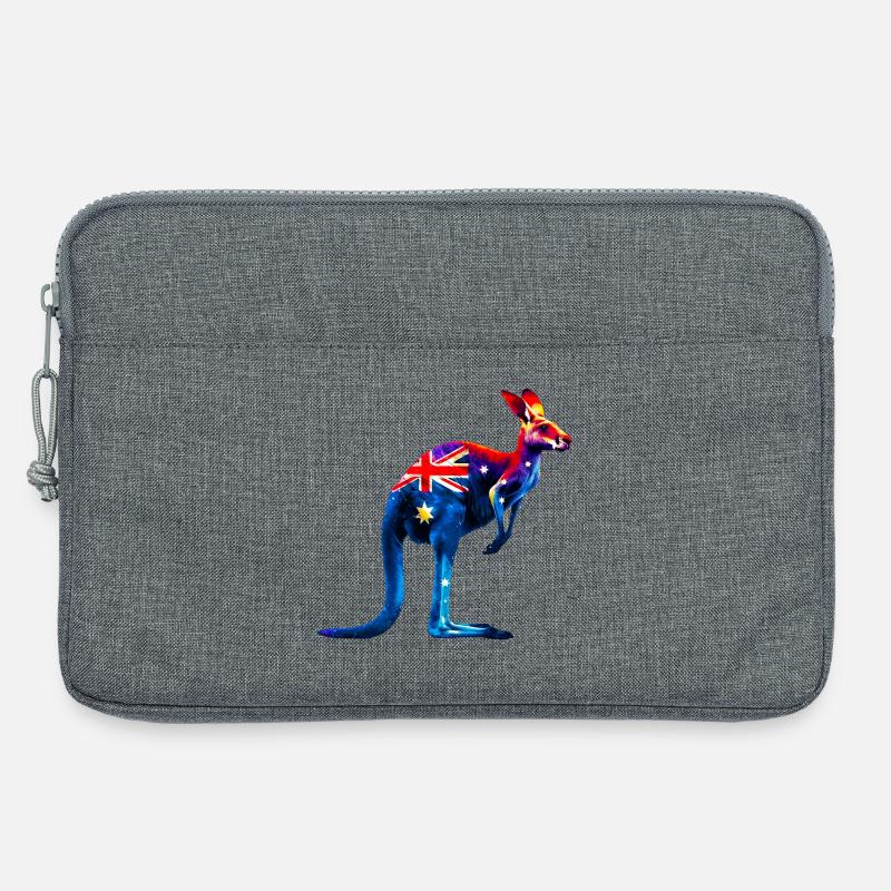 Känguru - Laptoptasche 13" - Grau meliert