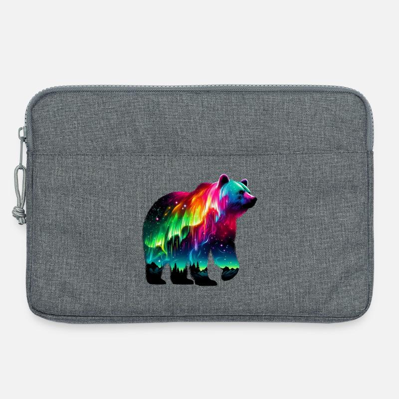 Bär - Laptoptasche 13" - Grau meliert