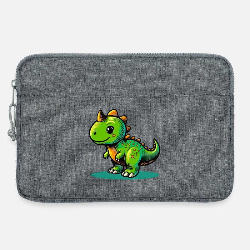Dinosaurier - Laptoptasche 13" - Grau meliert
