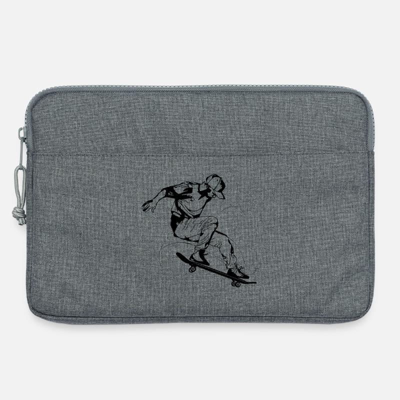 Skateboarding - Laptoptasche 13" - Grau meliert