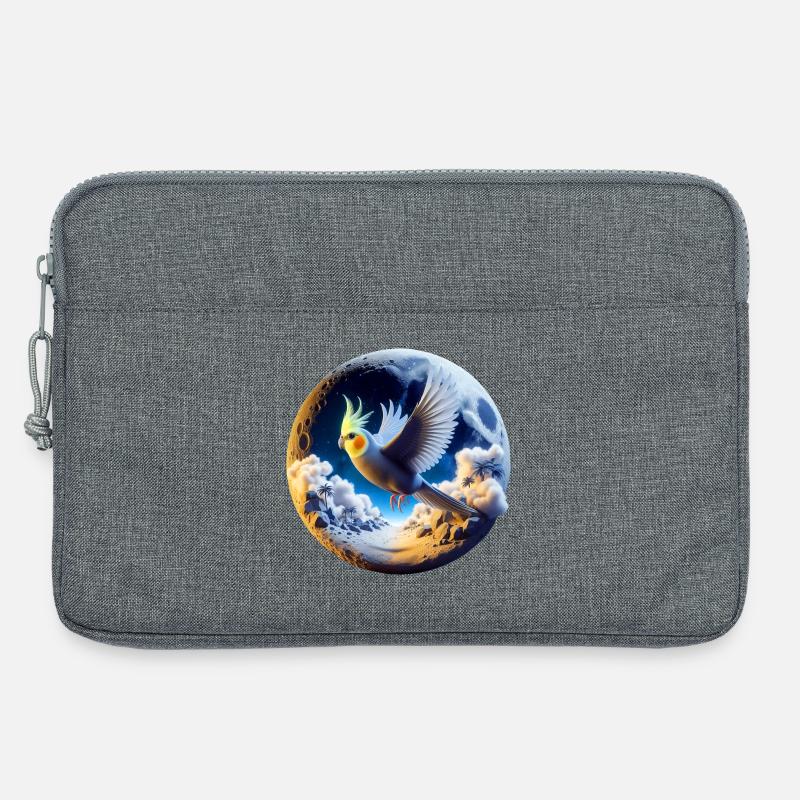 Nymphensittich (22) - Laptoptasche 13" - Grau meliert