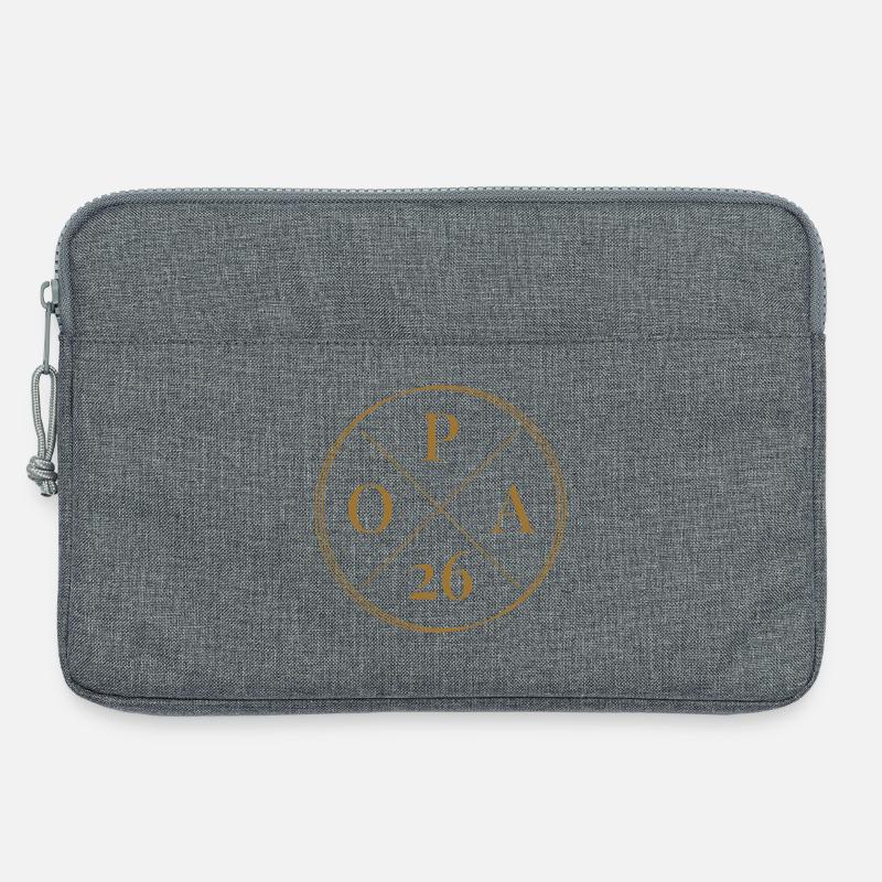 Opa 2026 - Laptoptasche 13" - Grau meliert