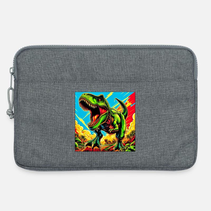 Dinosaurier - Laptoptasche 13" - Grau meliert