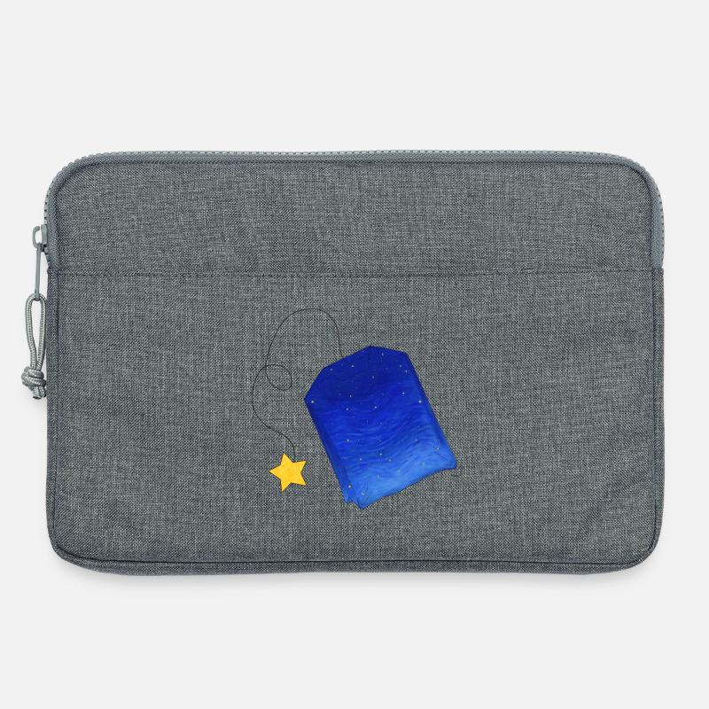 Vincent van Goghs Tee - Laptoptasche 13" - Grau meliert