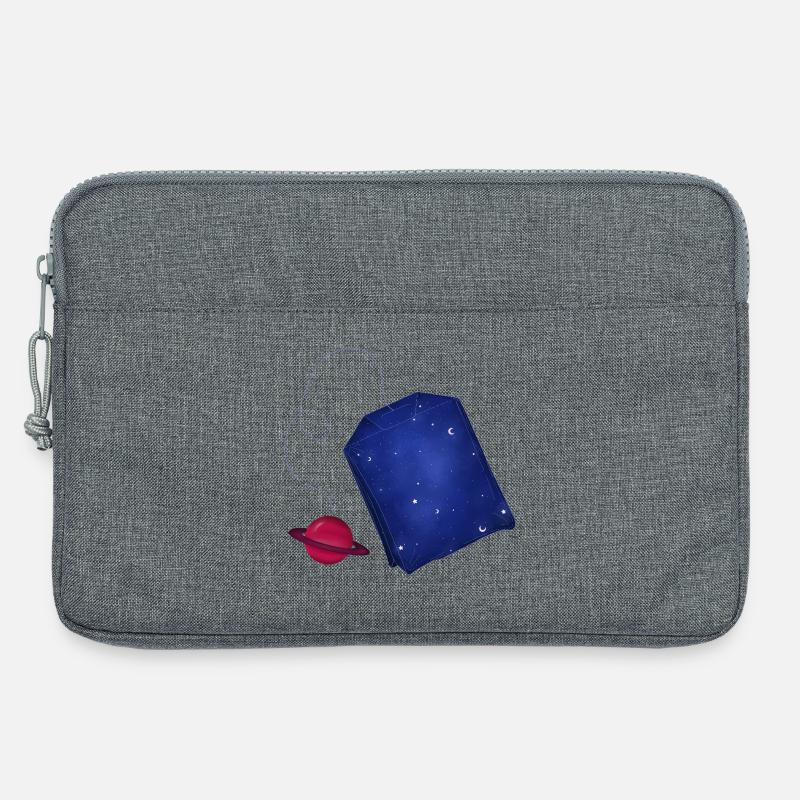 Weltraum-Tee - Laptoptasche 13" - Grau meliert