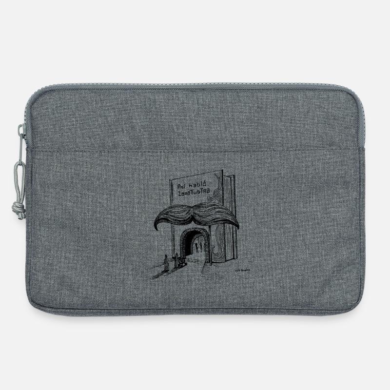 Nietzsche - Laptoptasche 13" - Grau meliert