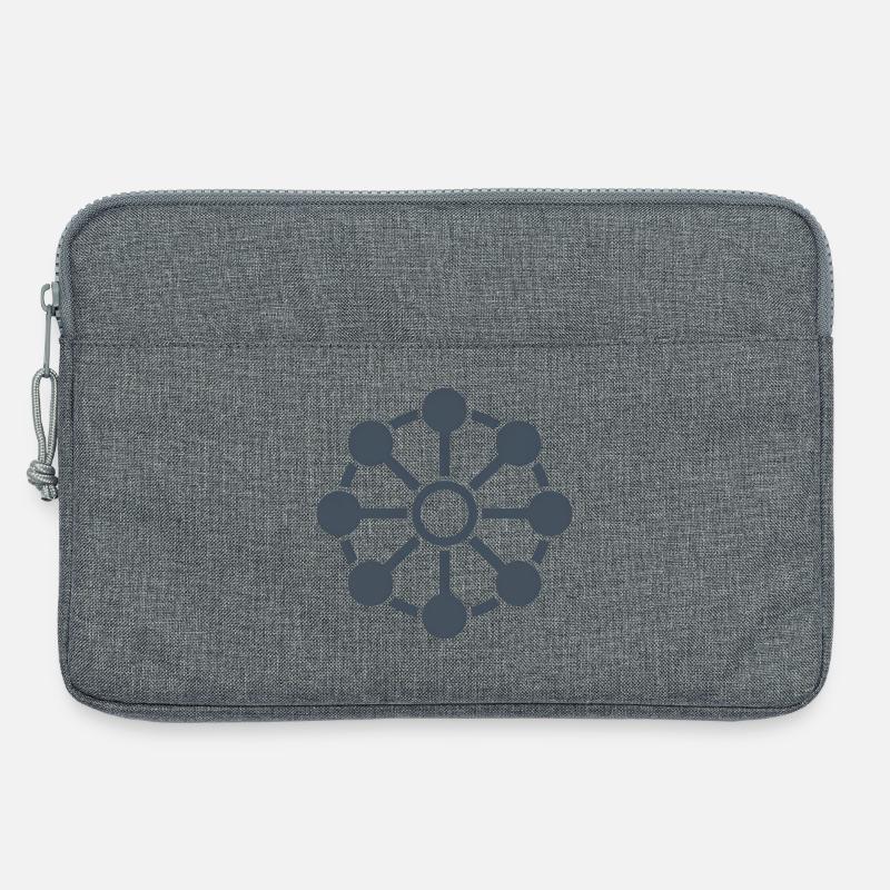 Central network star - Laptop bag 13" - heather grey