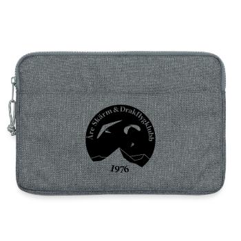 Åre Screen und Kite Flying Club Logo - Laptoptasche 13" - Grau meliert - Vorne