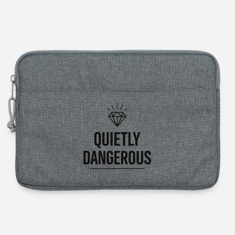 Quiet DNGR - Laptoptasche 13" - Grau meliert