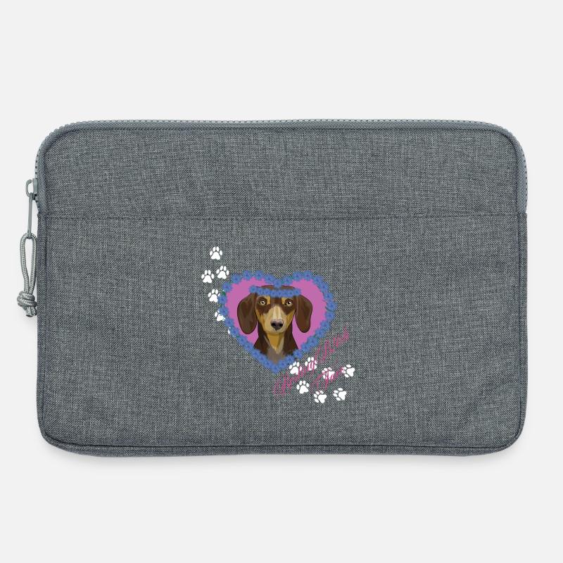 Ruhende B!tch Gesicht Weenie - Laptoptasche 13" - Grau meliert
