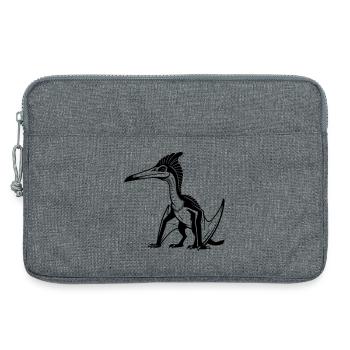 Quetzalcoatlus - Laptop bag 13" - heather grey - Front