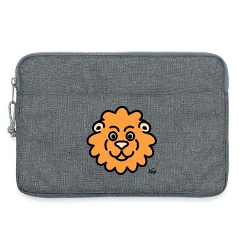 Lion Grand - Sacoche pour ordinateur portable 13 pouces - gris chiné - Devant