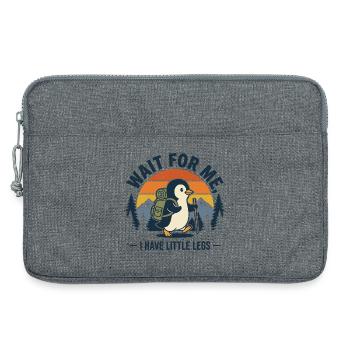Hiking - Outdoor Adventure - Wait For Me - Laptop bag 13" - heather grey - Front