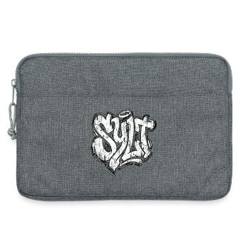 Sylt Graffiti Oldschool Hip Hop - Laptoptasche 13" - Grau meliert - Vorne