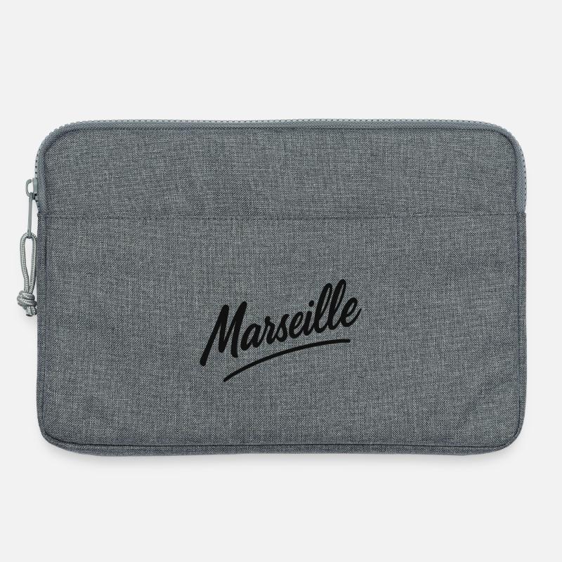 Marseille Script Swing - Laptop bag 13" - heather grey
