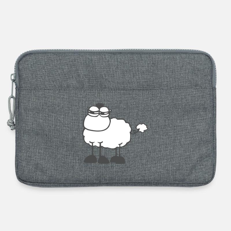 skeptischesSchaf - Laptoptasche 13" - Grau meliert