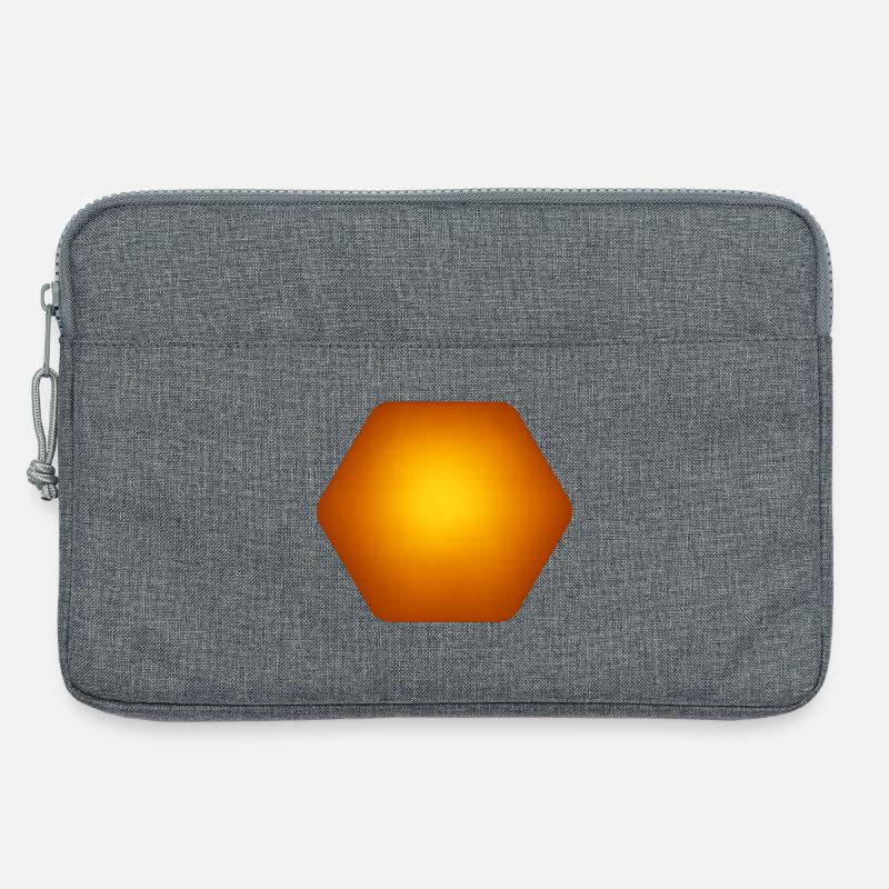 Hexa Bernstein Leuchtend - Laptoptasche 13" - Grau meliert