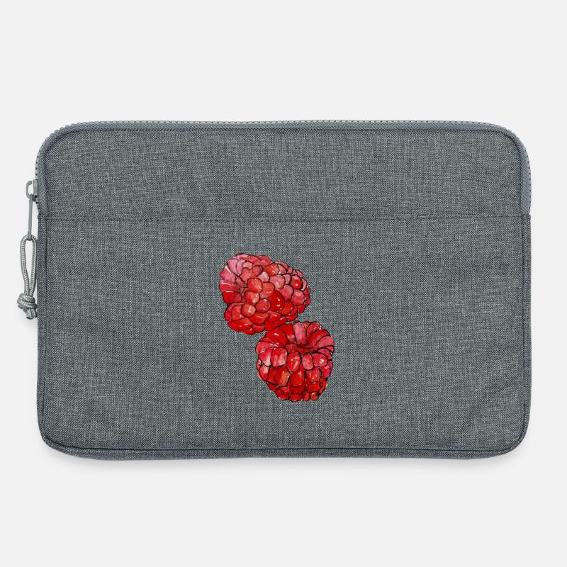 Himbeeren  - Laptoptasche 13" - Grau meliert