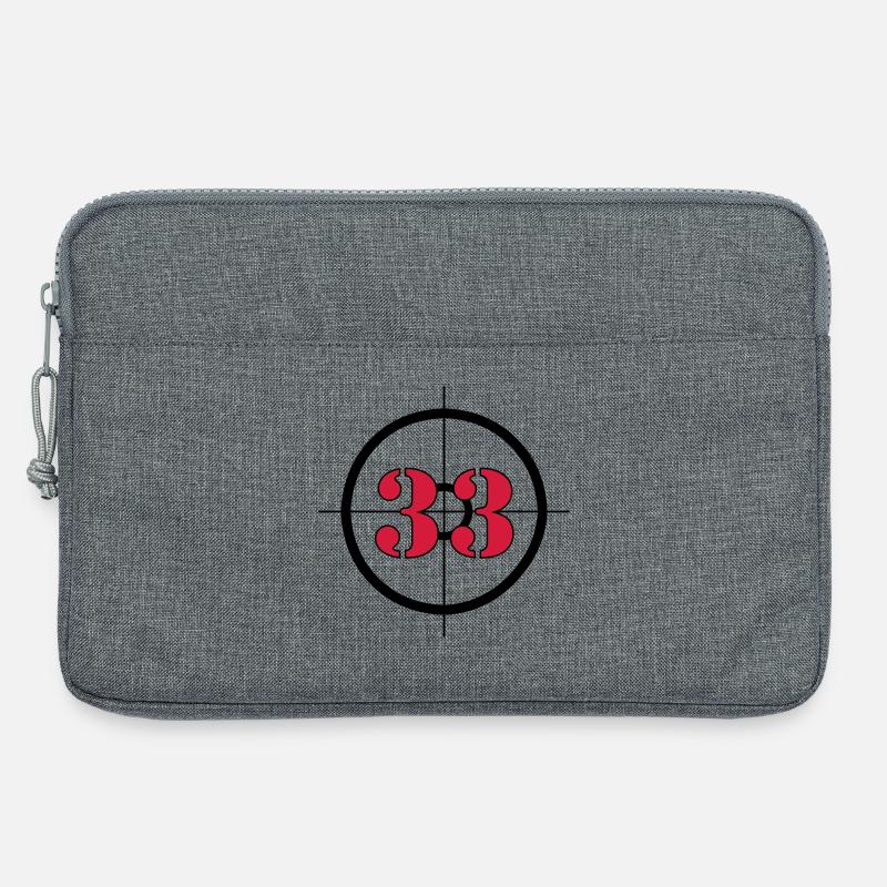 Stellt: 33 (V) - Laptoptasche 13" - Grau meliert