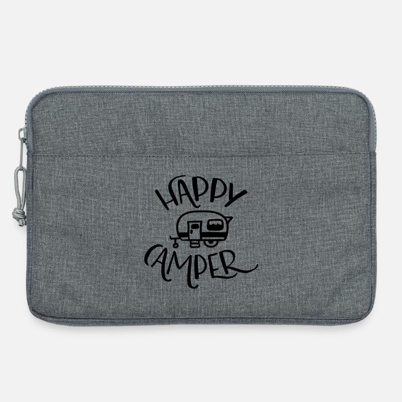 Happy Camper - Laptoptasche 13" - Grau meliert