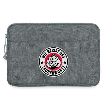 En quoi le mot magique - Sacoche pour ordinateur portable 13 pouces - gris chiné - Devant