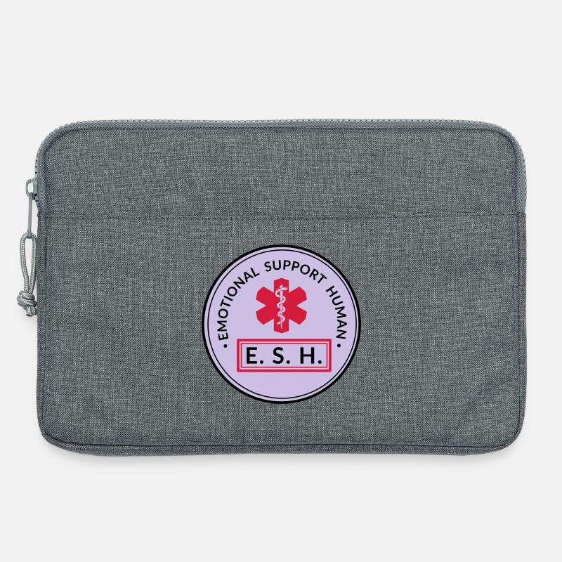 Emotional Support Human - Laptoptasche 13" - Grau meliert