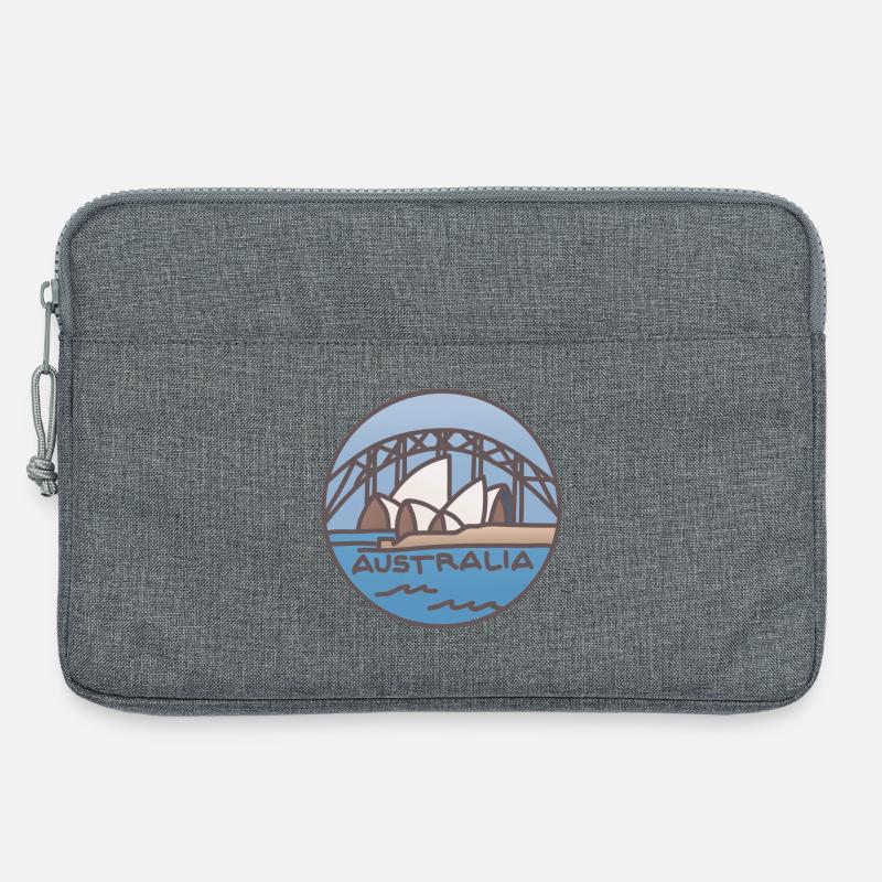 Australien - Sydney - Laptoptasche 13" - Grau meliert