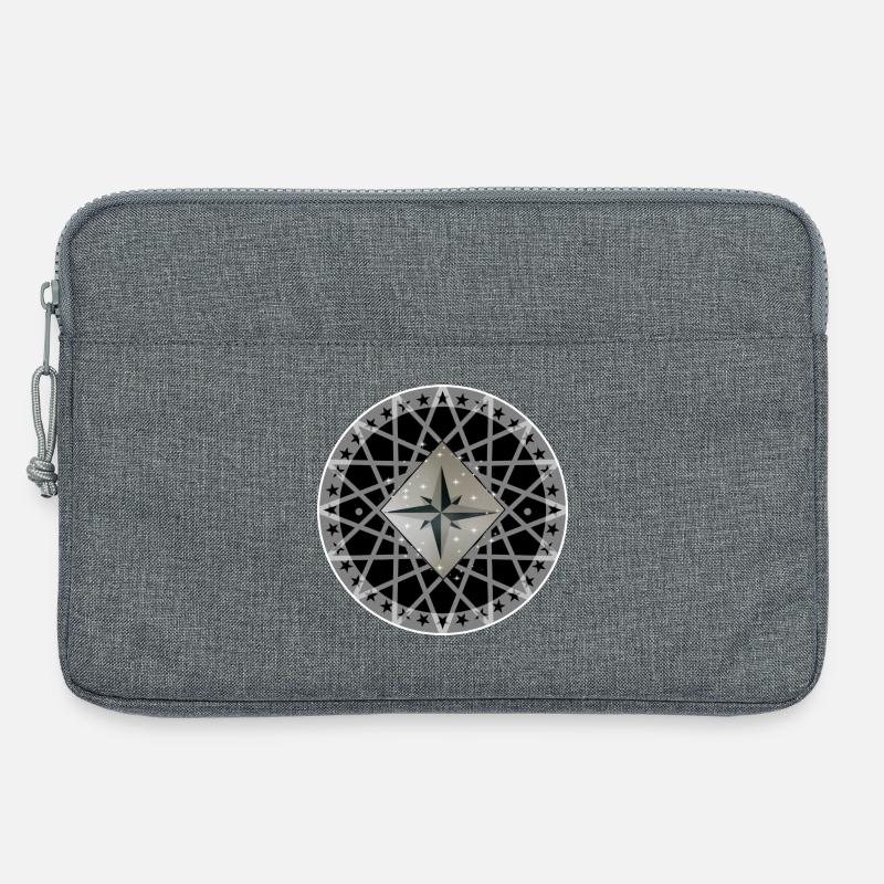 Wind Rose - Laptoptasche 13" - Grau meliert