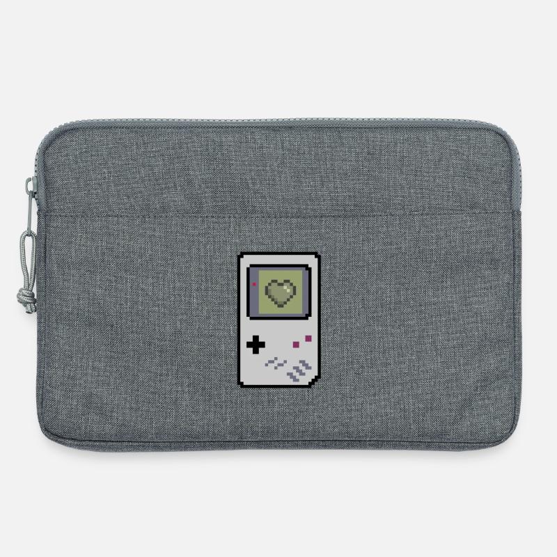 Retrokonsole - Laptoptasche 13" - Grau meliert