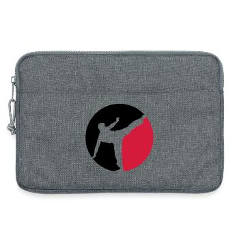 Karate - Laptoptasche 13" - Grau meliert - Vorne