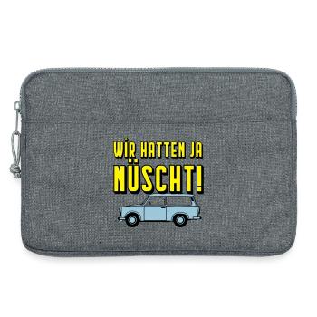  Universal Kombi , Wir hatten ja nüscht!(25 - Laptoptasche 13" - Grau meliert - Vorne