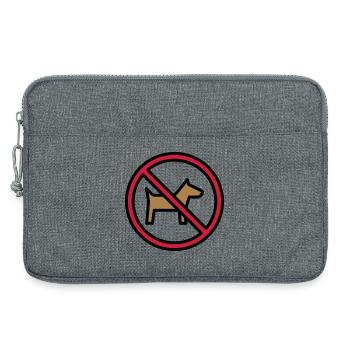 Lustige Geschenke für Katzenfreunde - Laptoptasche 13" - Grau meliert - Vorne