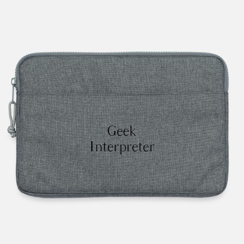 Geek interpreter - Laptop bag 13" - heather grey