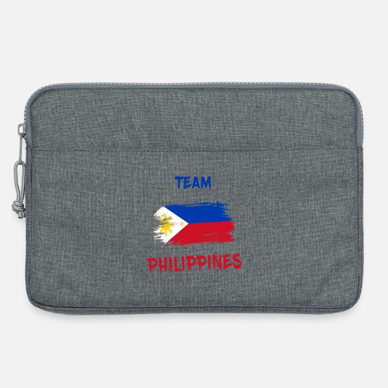 Team Philippinen / Manila - Laptoptasche 13" - Grau meliert